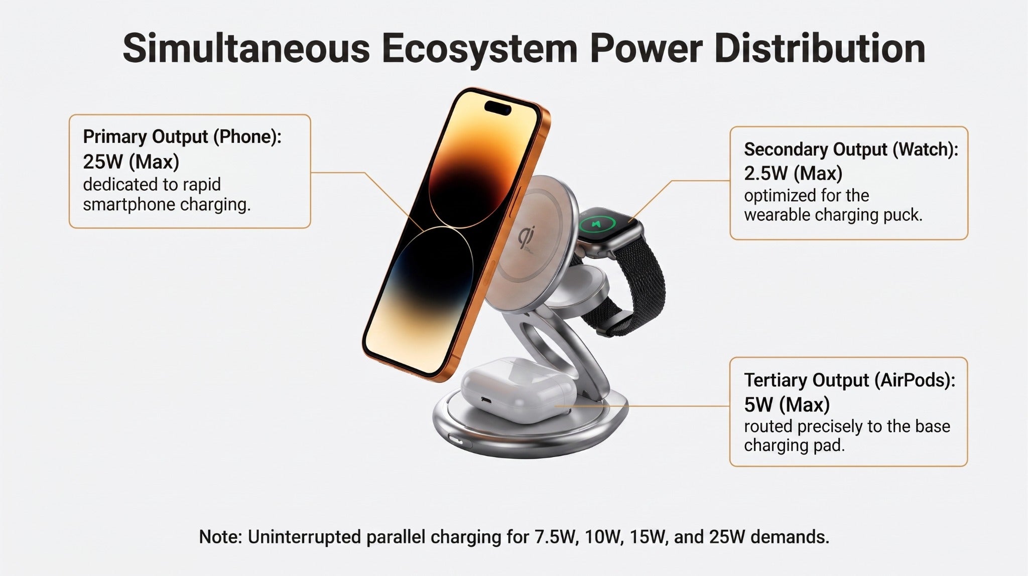 FlexCharge Pro simultaneous ecosystem power distribution feature image